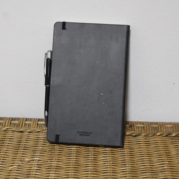 Castelli Notebook & Pen.  Medium Ruled Paper.  Open Box. - Picture 3 of 5